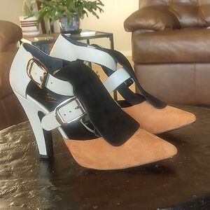 NEW Never Worn Vintage Vivienne Westwood Suede Leather Pumps size 7